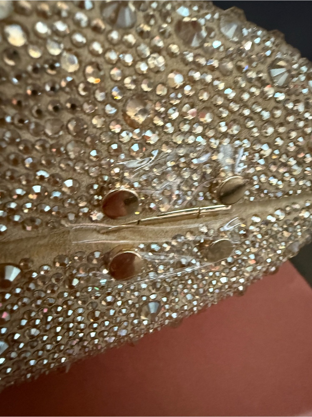 Cult Gaia Mimi Crystal Embellished Leather Bag NEW w plastic on, dustbag and box - Picture 8 of 10
